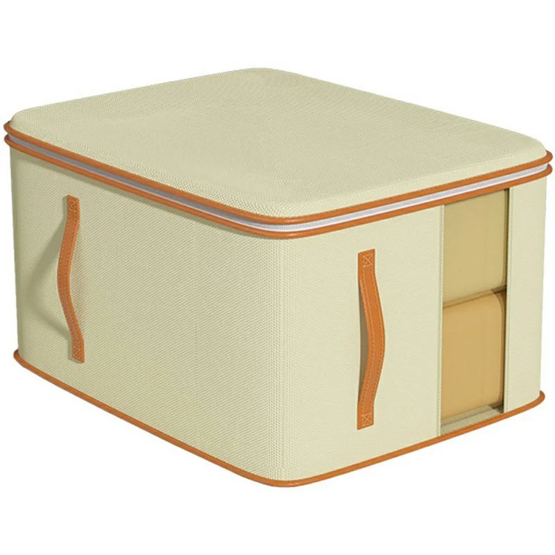 Borsa per Conservare Vestiti 54 x 42 x 20 cm con Finestra Trasparente per Organizzare Trapunte e Piumini