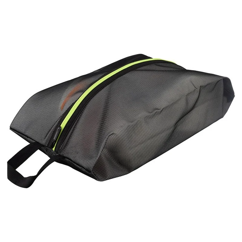 Waterproof TPU Shoe Bag Portable Travel Footwear Organizer Storage Pouch , Standard Size - Dark Grey