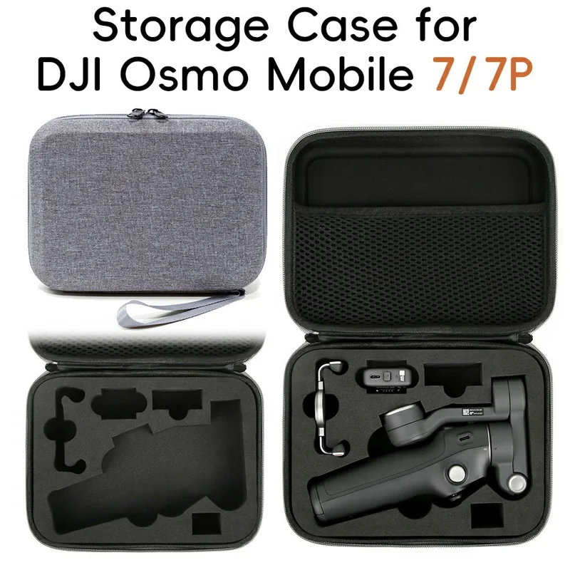 Étui de transport portable DJI Osmo Mobile 7 / 7P pour stabilisateur - Sac à main pour voyage et utilisation extérieure