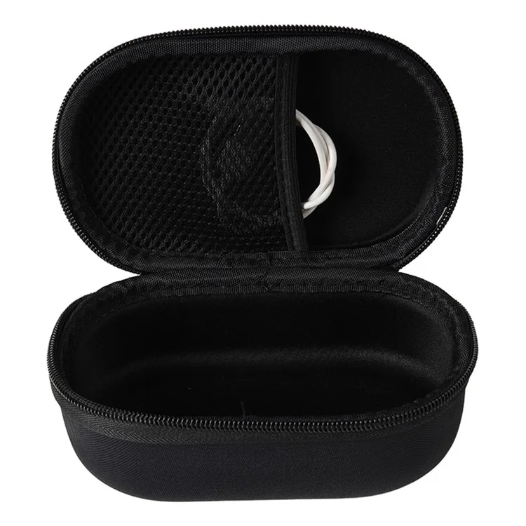 For JBL Clip 5 Bluetooth-compatible Speaker Storage Bag with Silicone Protective Case Set  - Black + Grey