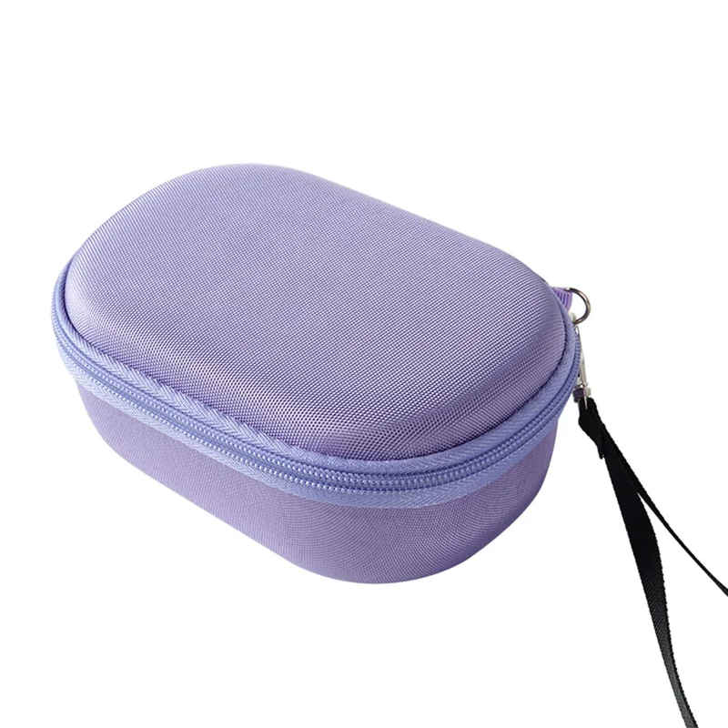 For JBL Clip 5 Bluetooth-compatible Speaker Storage Bag with Silicone Protective Case Set  - Purple + Red