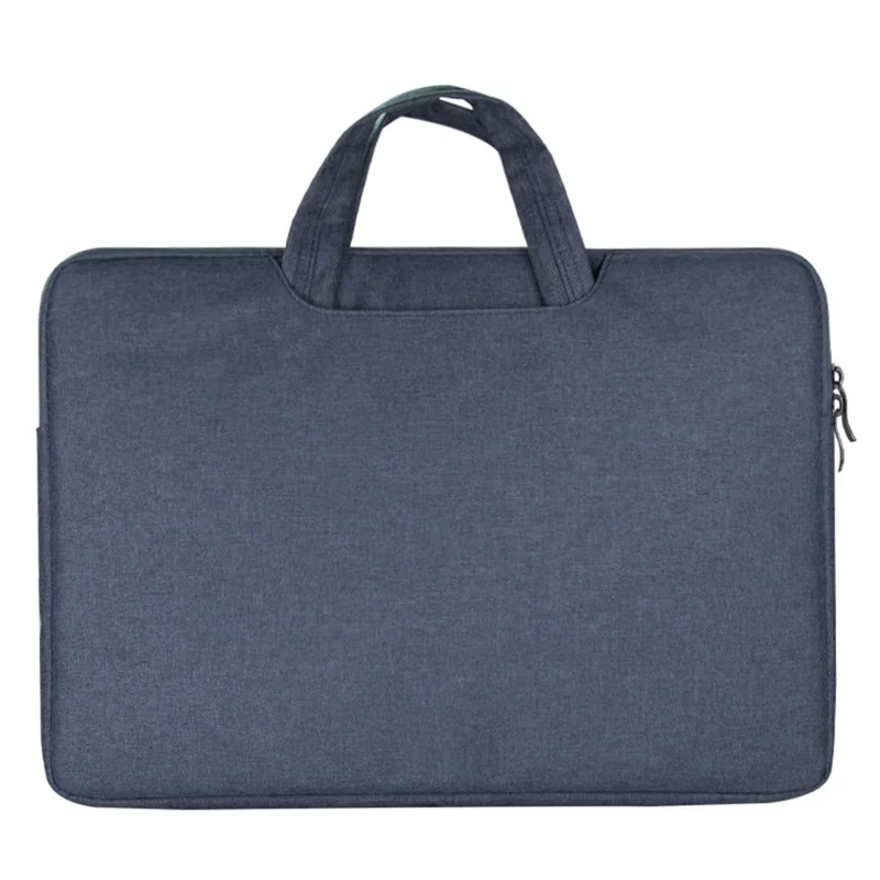 13 Inch Laptop Bag Water-Resistant Oxford Fabric Shockproof Carrying Case Computer Sleeve - Navy Blue