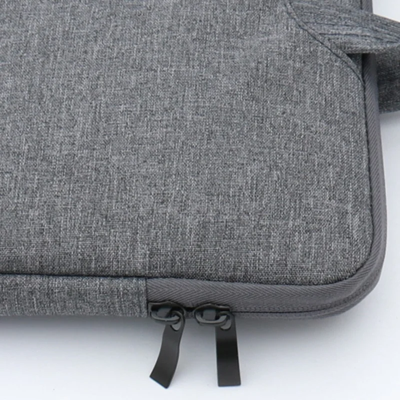 13 Inch Laptop Bag Water-Resistant Oxford Fabric Shockproof Carrying Case Computer Sleeve - Navy Blue