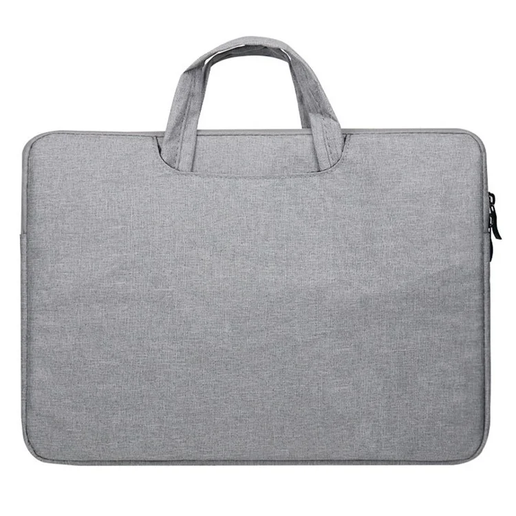12 Inch Laptop Bag Water-Resistant Oxford Fabric Shockproof Carrying Case Computer Sleeve - Light Grey