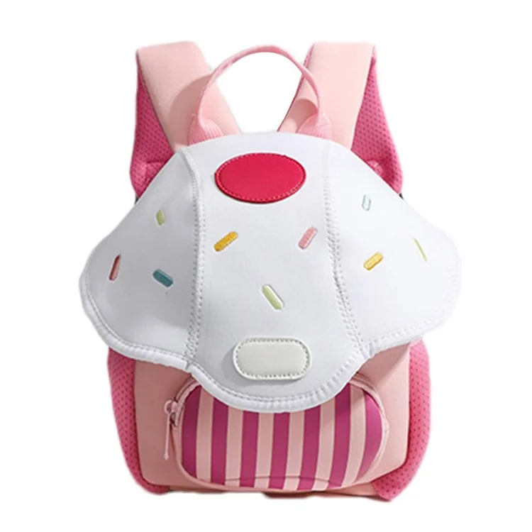 Cartoon Kindergarten Rucksack - Leichter Reiserucksack für Kleinkinder und Vorschulkinder - Weiß