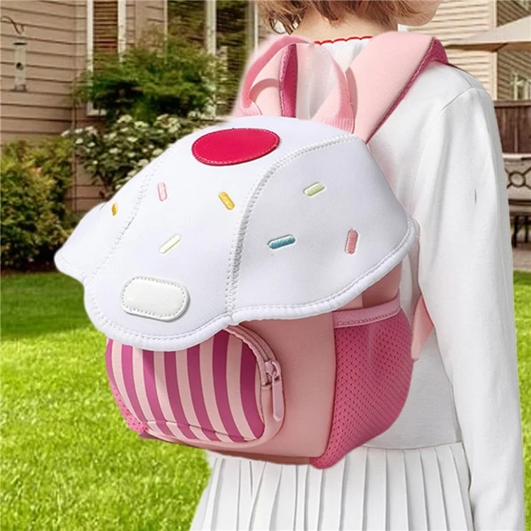 Cartoon Kindergarten Rucksack - Leichter Reiserucksack für Kleinkinder und Vorschulkinder - Weiß