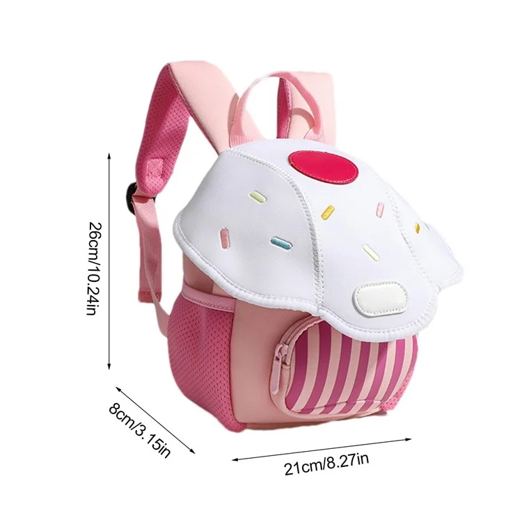 Cartoon Kindergarten Rucksack - Leichter Reiserucksack für Kleinkinder und Vorschulkinder - Weiß