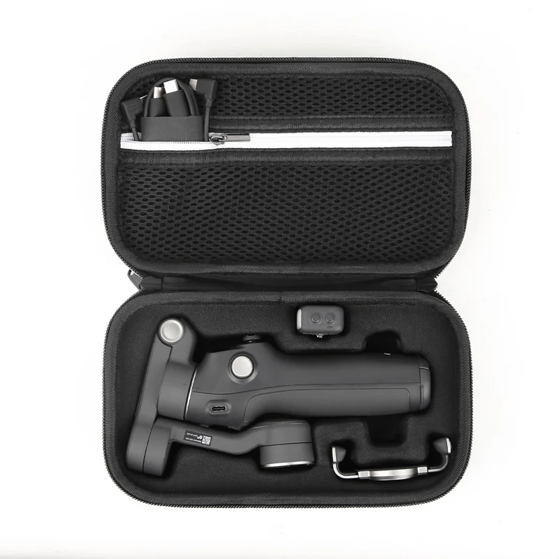 För DJI Osmo Mobile 7 Pro / Mobile 7 Stabilisator Bärbar Förvaringsväska Skållsäker EVA Bärningsväska - Svart
