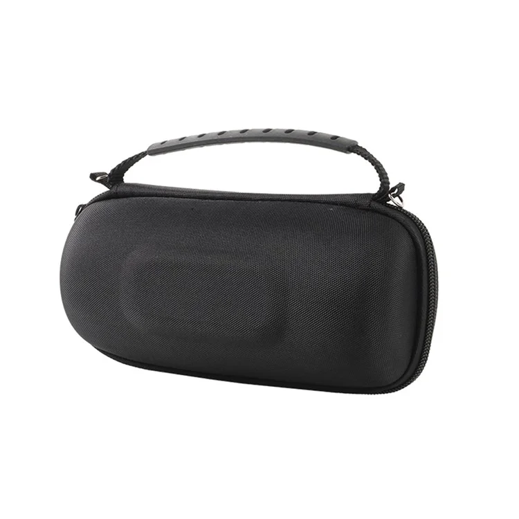 For JBL Flip 7 Speaker Case EVA Shockproof Storage Bag with Handle Strap / Shoulder Strap / Carabiner - Blue