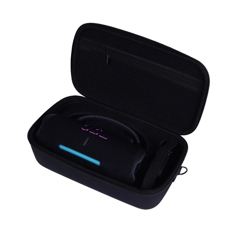 For JBL Charge 6 Speaker Travel Case Portable Storage Bag with Shoulder Strap - Black