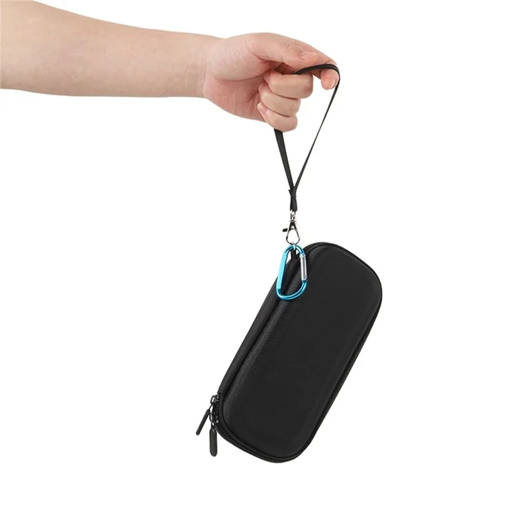Estojo de Armazenamento Rígido para JBL Flip 7 - Capa Protetora Portátil com Alça de Mão - Preto
