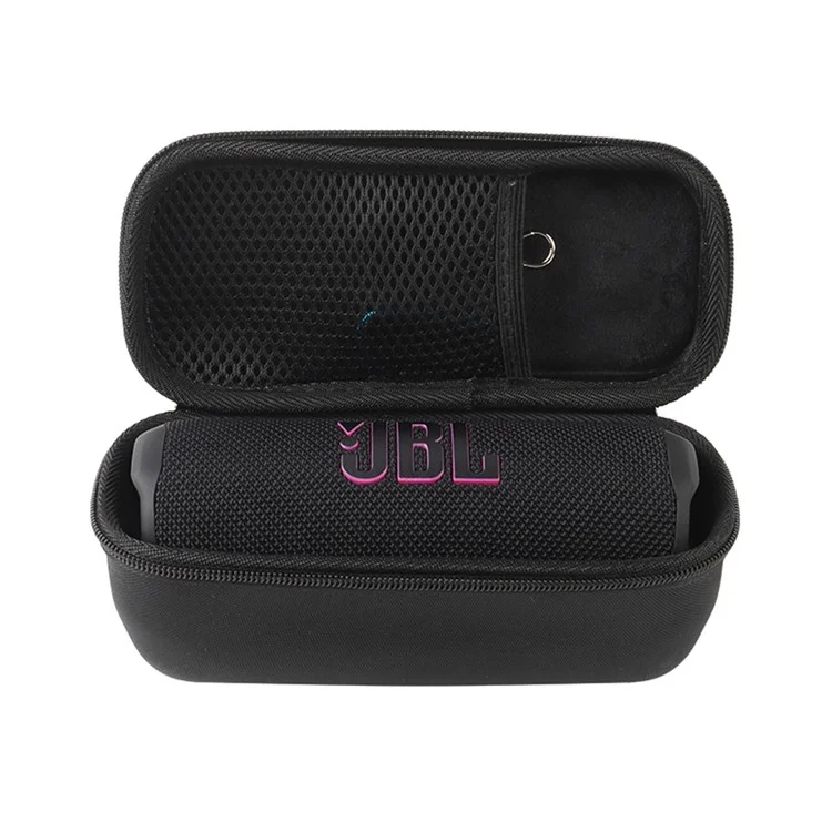 Estojo de Armazenamento Rígido para JBL Flip 7 - Capa Protetora Portátil com Alça de Mão - Preto
