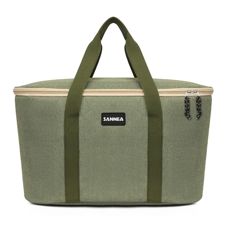 SANNE 21115 28L Outdoor Picnic Bag Oxford Fabric Work Lunch Bag Insulated Cooler Tote Bags for Camping