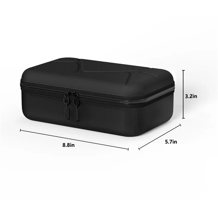 For DJI Osmo Mobile 7  /  7 Pro Handheld Gimbal EVA Carrying Case Shockproof Portable Storage Bag - Black