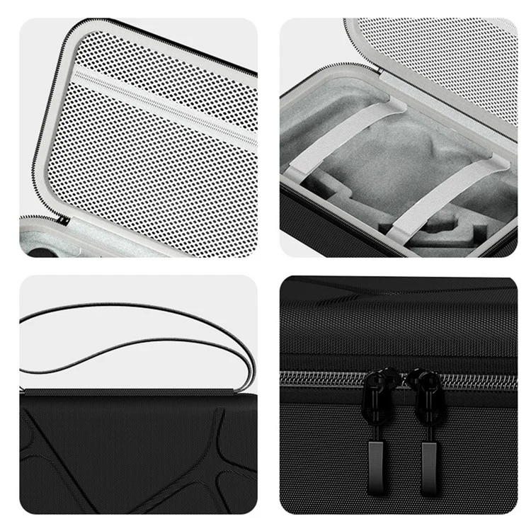 For DJI Osmo Mobile 7  /  7 Pro Handheld Gimbal EVA Carrying Case Shockproof Portable Storage Bag - Black
