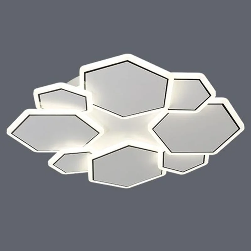 Full Spectrum Eye Protection LED Ceiling Light Stepless Dimming Modern Minimalist Living Room Bedroom Lamp - 9196-2