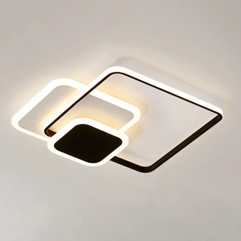 42 x 42cm 45W Eye Protection Square Ceiling Light Stepless Dimming Lamp with Remote Control