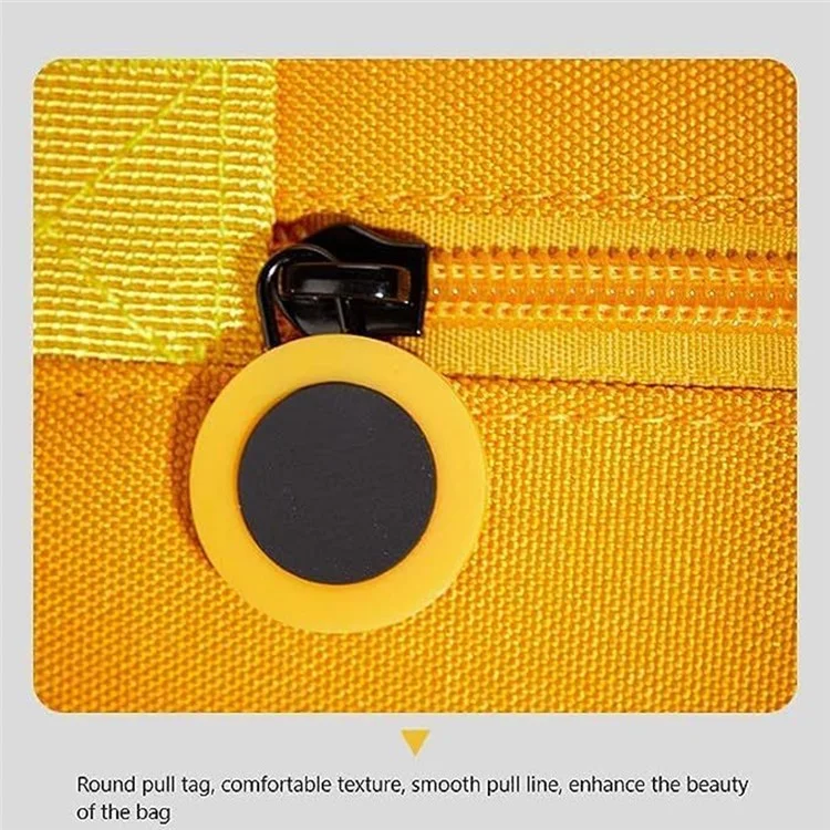 Borsa da Viaggio per Fine Settimana Impermeabile in Nylon, Borsone Crossbody per Palestra con Scomparto Umido/Asciutto - Nero