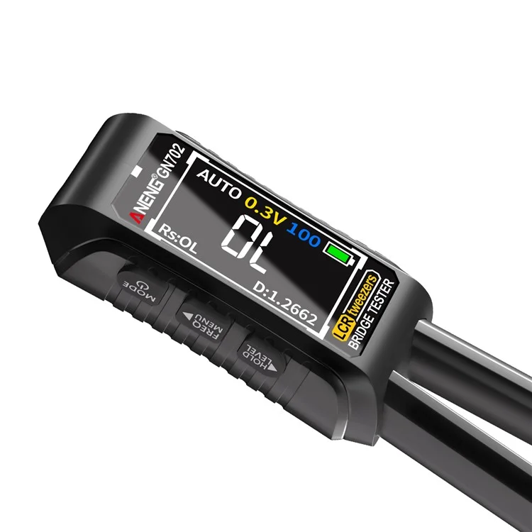ANENG GN702 Digitale Pinzetten-Brücken-Multimeter LCR-Zangenmessgerät Induktivitätsmessgerät