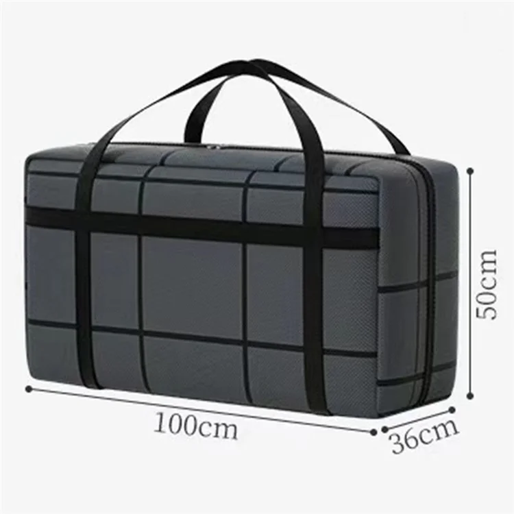 100x36x50cm Thicken Striped Non Woven Fabric Storage Bag for Moving Packing Travel Luggage Organizer, Size XL