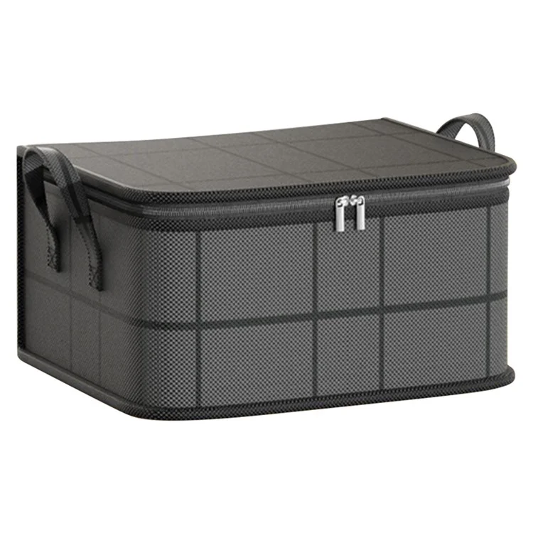 Non Woven Fabric Storage Bag with Dual Handles Foldable Organizer for Home Organization, Size S