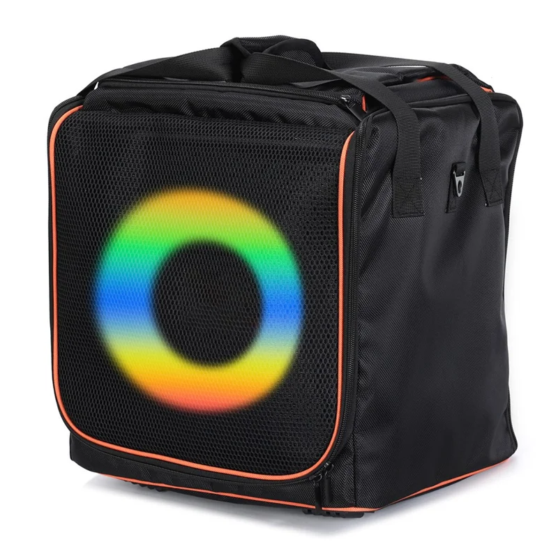Per JBL PartyBox Encore 2 Custodia protettiva per altoparlante Borsa di stoccaggio pieghevole con tracolla - Nero