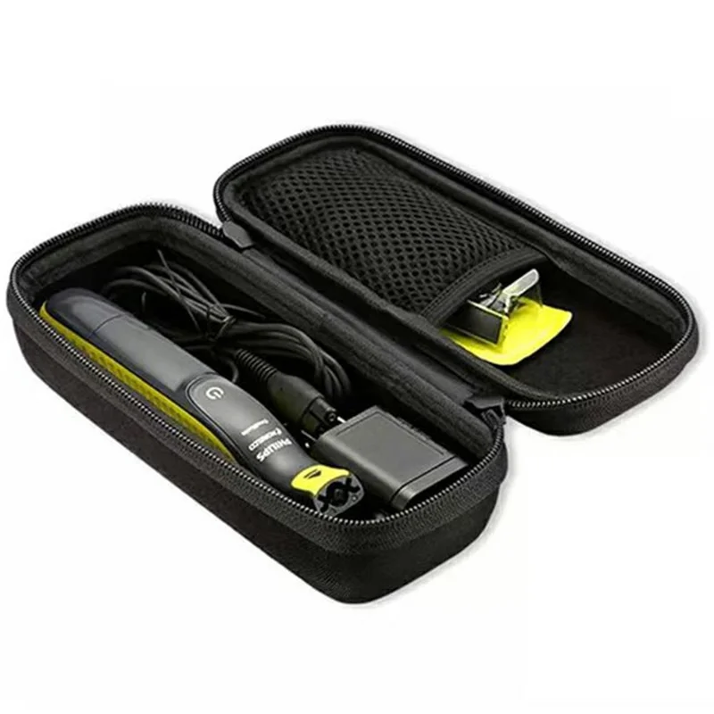 For Philips Oneblade Razor EVA Storage Case Portable Shockproof Travel Bag Shaver Organizer Box - Black