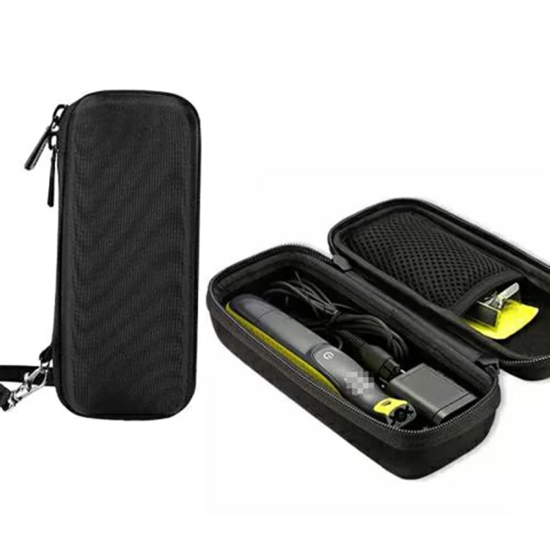 For Philips Oneblade Razor EVA Storage Case Portable Shockproof Travel Bag Shaver Organizer Box - Black