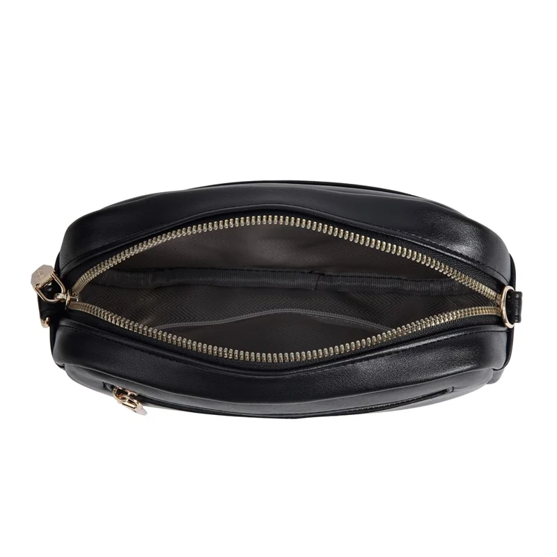 BAELLERRY N8938 Sac bandoulière en cuir PU Mode Sac à bandoulière Capacité élevée Sac pour téléphone Décontracté - Noir