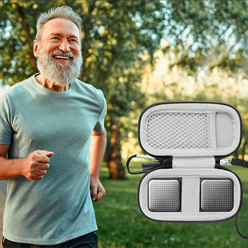 For Alivecor Kardiamobile ECG  /  Kardiamobile 6L EKG Heart Monitor Protective Case Travel Carrying Pouch
