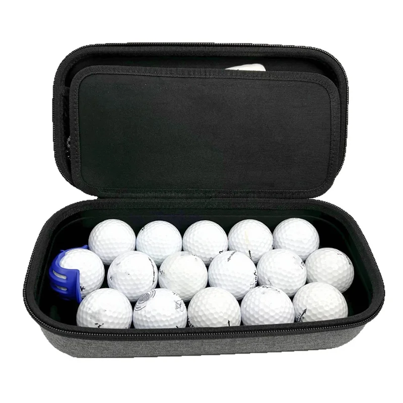 Golf Accessories Organizer Bag for Gloves Balls Tees Markers EVA Portable Storage Case