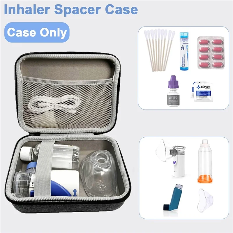 Portable Nebulizer Carrying Case for Travel Medical Kit Handheld Emergency Medical Bag