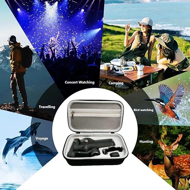 Custodia di stoccaggio antiurto per DJI Osmo Mobile 7 Pro / Mobile 7 Gimbal Stabilizzatore, borsa da trasporto portatile