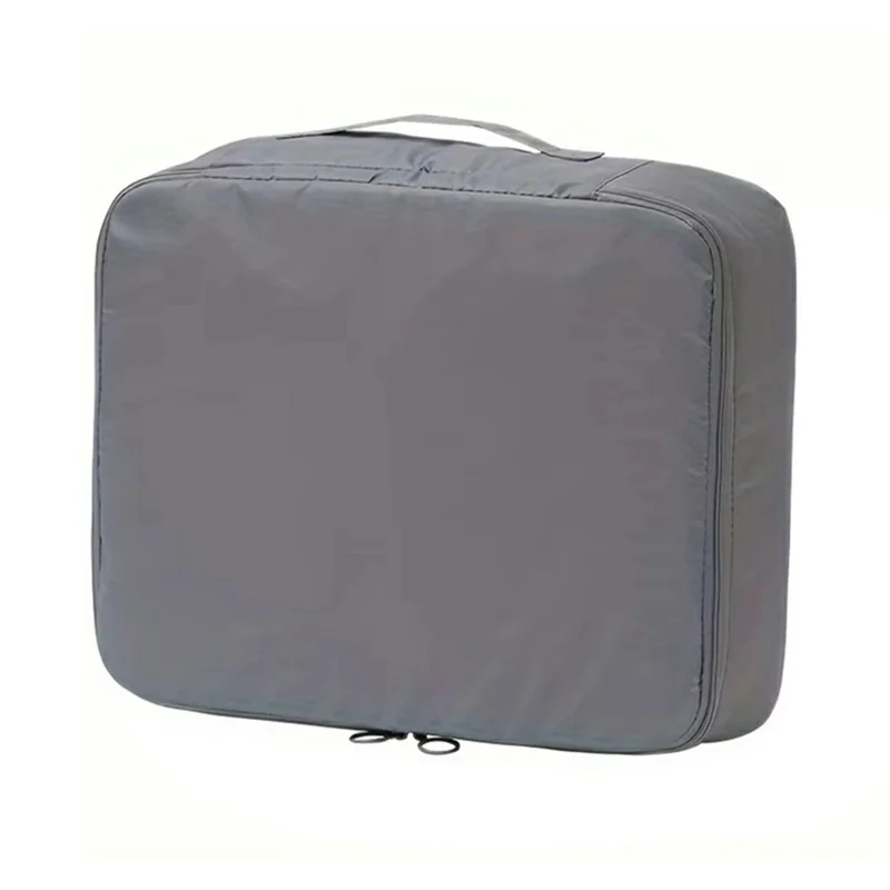 Size M Travel Underwear Organizer Portable Clothing Storage Bag Carry On Packing Cube - Grey