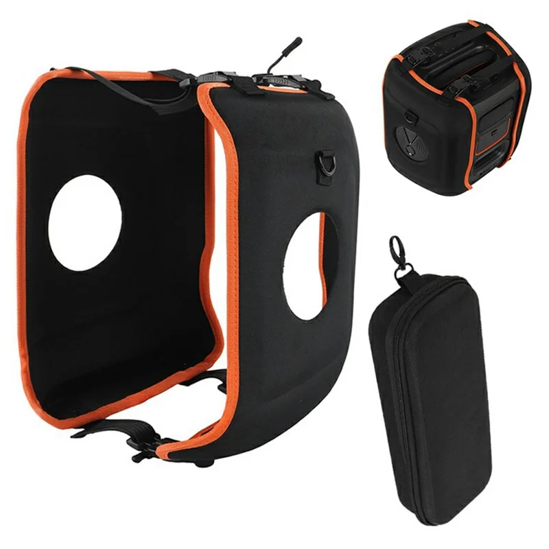 For JBL PartyBox Encore 2 Speaker EVA Protective Case Portable Shock Absorbing Cover with Microphone Bag