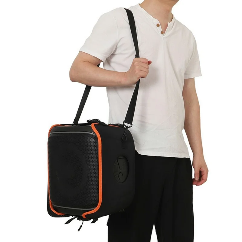 For JBL PartyBox Encore 2 Speaker EVA Protective Case Portable Shock Absorbing Cover with Microphone Bag