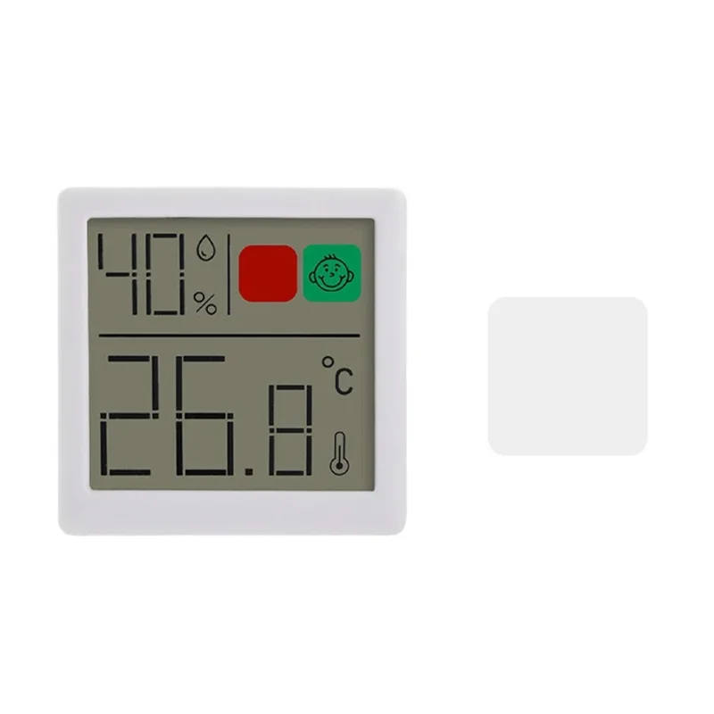 CX-0710S Color Screen Mini Electronic Hygrometer Thermometer Cute Smiley Face Magnetic Temperature Humidity Meter
