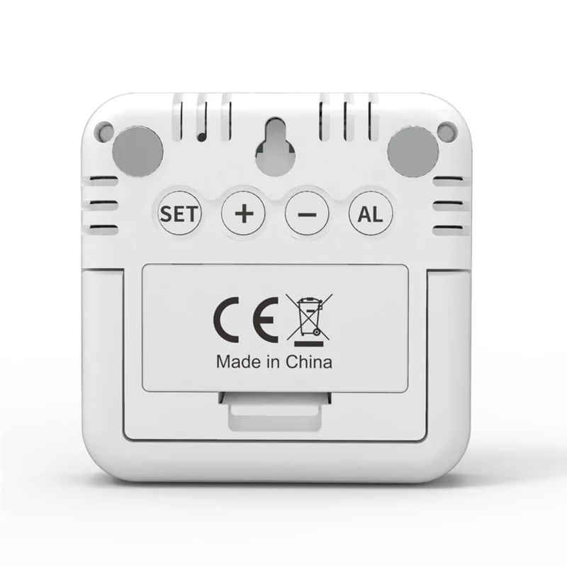 TS-8080 Large Screen Desktop Clock Digital Temperature Humidity Sensor Monitor with Comfort Level Indicator