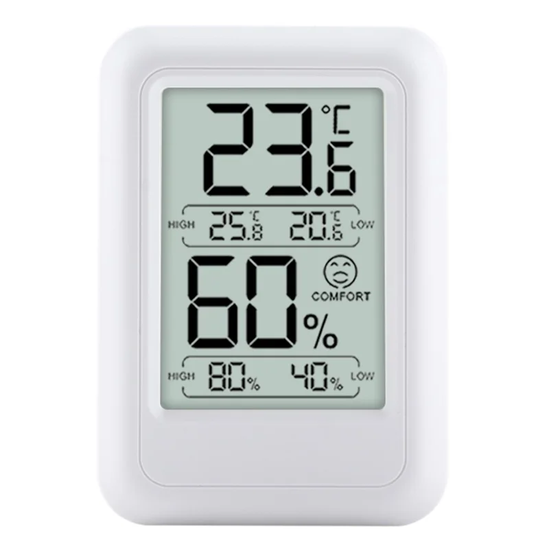 TS-FT0400 Termômetro Digital Interno com Higrômetro para Monitoramento de Temperatura e Umidade em Estufas Agrícolas