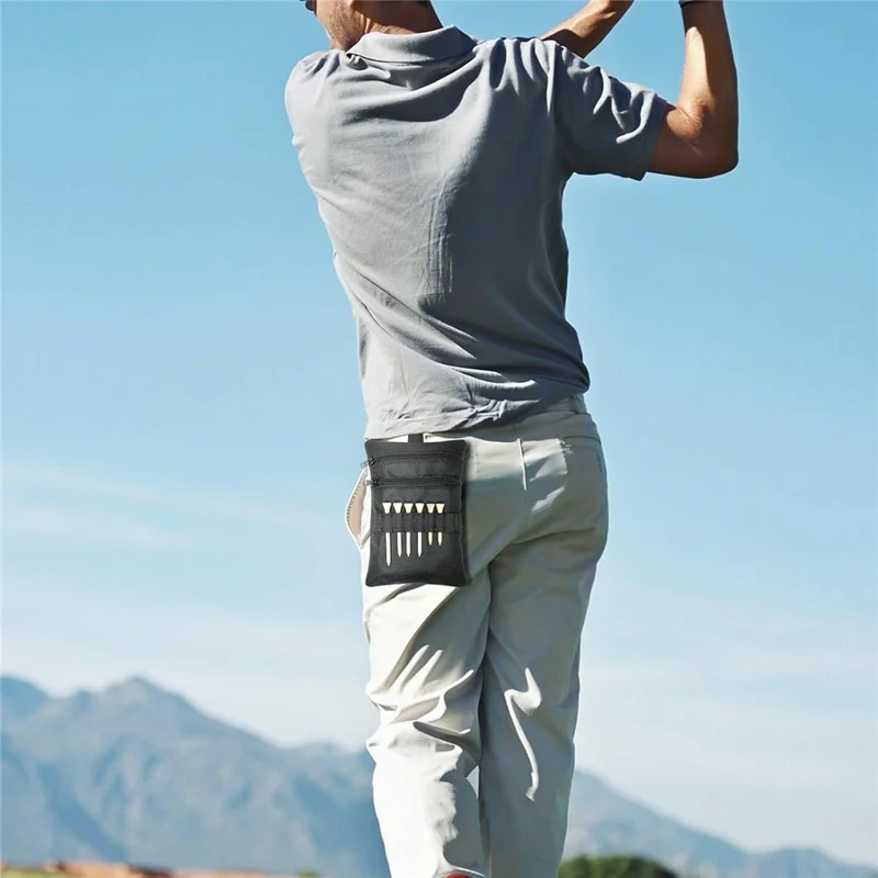 Golf Accessories Organizer Bag Oxford Fabric Waterproof Golf Ball Tee Holder Storage Pouch