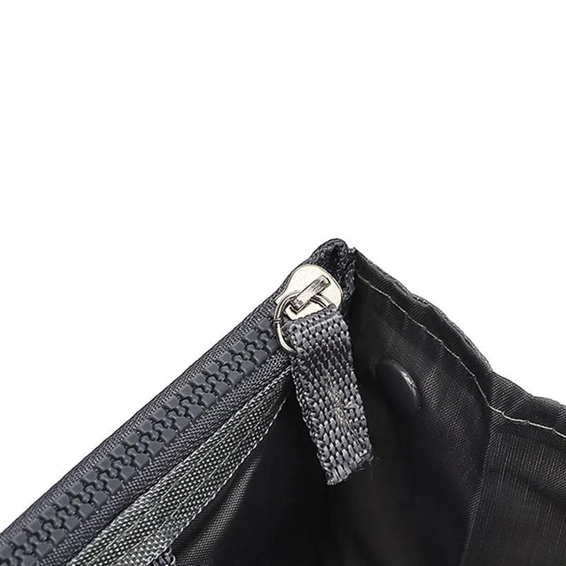 Handbag Organizer Multi-function Ladies Insert Expandable Liner Bag Pouch Zipper Closure Cosmetic Organizer Travel Tidy Bag with Handle - Coffee