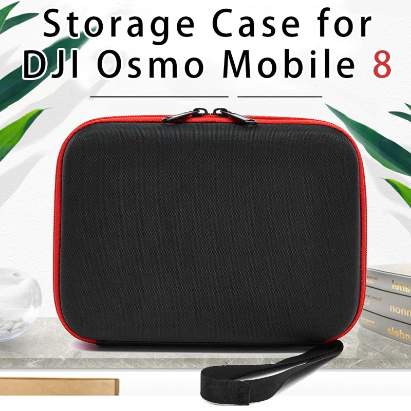 For DJI Osmo Mobile 8 Portable Carrying Case Gimbal Stabilizer Handheld Storage Bag Shock Resistant - Black