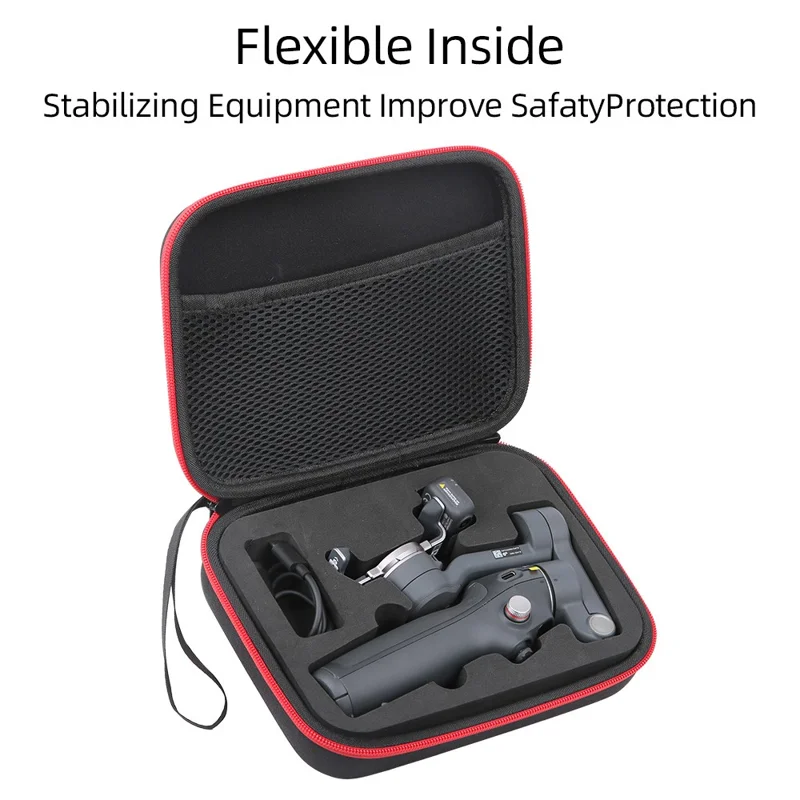 For DJI Osmo Mobile 8 Portable Carrying Case Gimbal Stabilizer Handheld Storage Bag Shock Resistant - Black