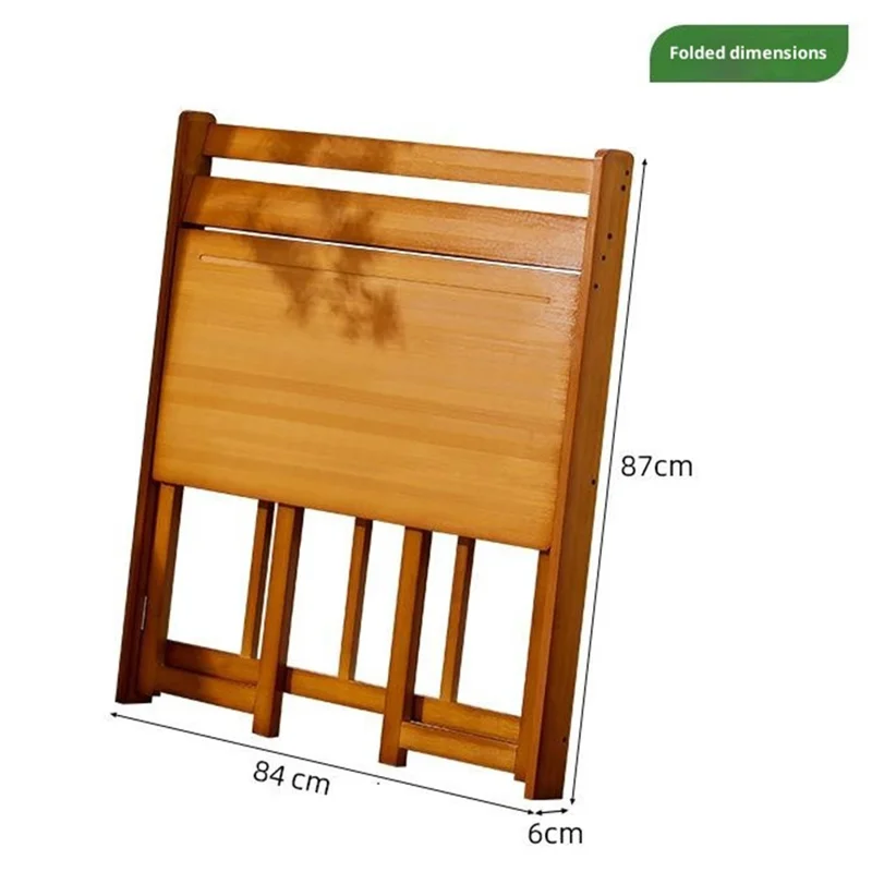 80cm Klappbarer Computertisch Studiertisch Eckschreibtisch Nachttisch Arbeitsstation für Home Office - Burlywood