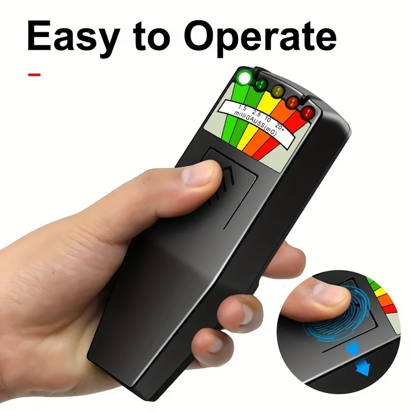 جهاز كشف الإشعاع الكهرومغناطيسي، عداد EMF محمول لاختبار الترددات العالية RF / EMF / EMR للمنزل / الصناعة / الاستخدام الطبي