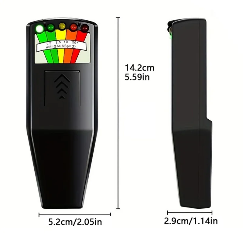 جهاز كشف الإشعاع الكهرومغناطيسي، عداد EMF محمول لاختبار الترددات العالية RF / EMF / EMR للمنزل / الصناعة / الاستخدام الطبي