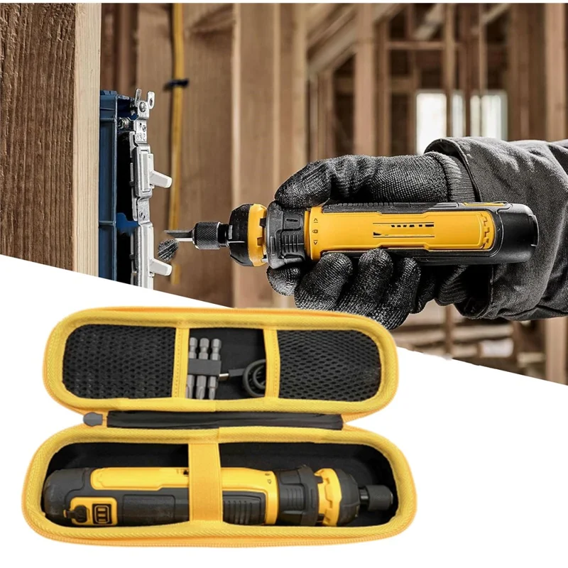 DWHT66719 För DEWALT Akvridskruvmejsel och Bitar, Förvaringslåda för Elvridskruvmejsel, Stötsäker Förvaringslåda