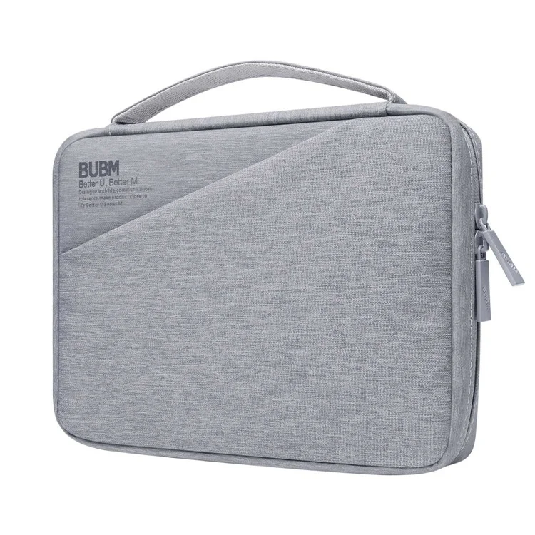 BUBM BM01101010 Large Capacity Digital Storage Bag Electronics Organizer for Charger Cables Hard Drive Travel Case - Grey