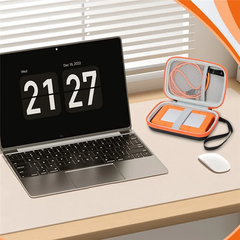 LaCie Rugged Mini 1TB / 2TB / 4TB / 5TB tragbare Festplatte Schutzhülle kompatibel mit Mac PC USB 3.0 2.0 Kabel SD-Karte