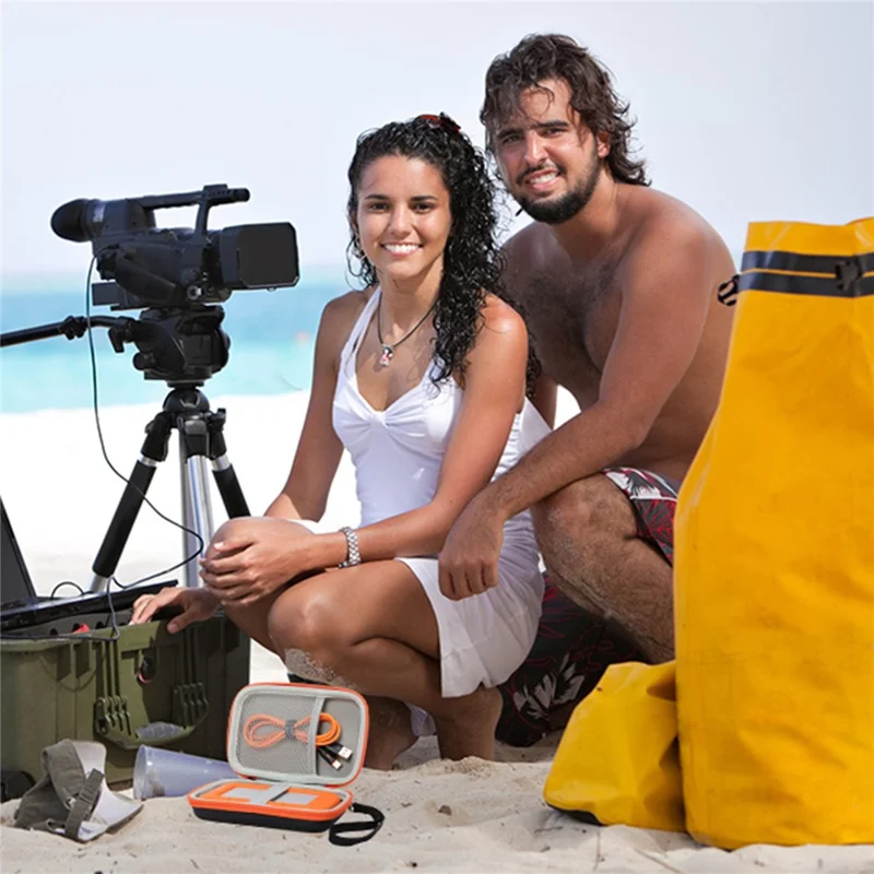 LaCie Rugged Mini 1TB / 2TB / 4TB / 5TB tragbare Festplatte Schutzhülle kompatibel mit Mac PC USB 3.0 2.0 Kabel SD-Karte